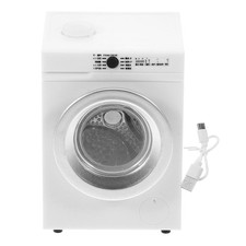 Scale Mini Washing Machine Model Interactive Portable Toy for Dollhouses Mini...