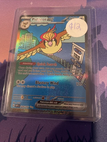 Pidgeot ex 225/197 Sv03: Obsidian Flames Holo