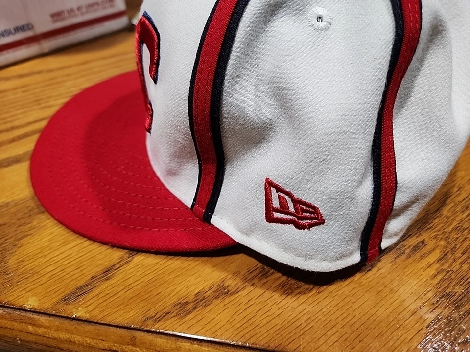 Sombrero ajustado Kanas City Monarchs Ligas Negras New Era 59 Fifty 7 1/4 gran forma Foto 2 de 4