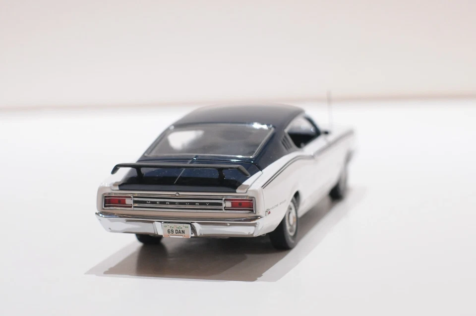 GMP 1969 MERCURY CYCLONE WHITE SCALE 1:24 DIECAST LIMITED 364/3450 NO BOX - Image 4 of 4