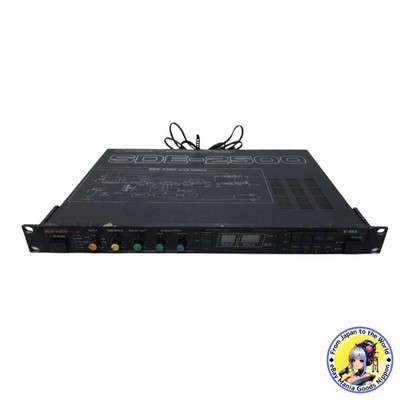 Roland SDE-2500 MIDI Digital Delay Vintage Rack Effect Unit Tested from Japan