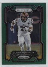 2023 Panini Prizm Green Prizm Darrick Forrest Jr #296 0c4