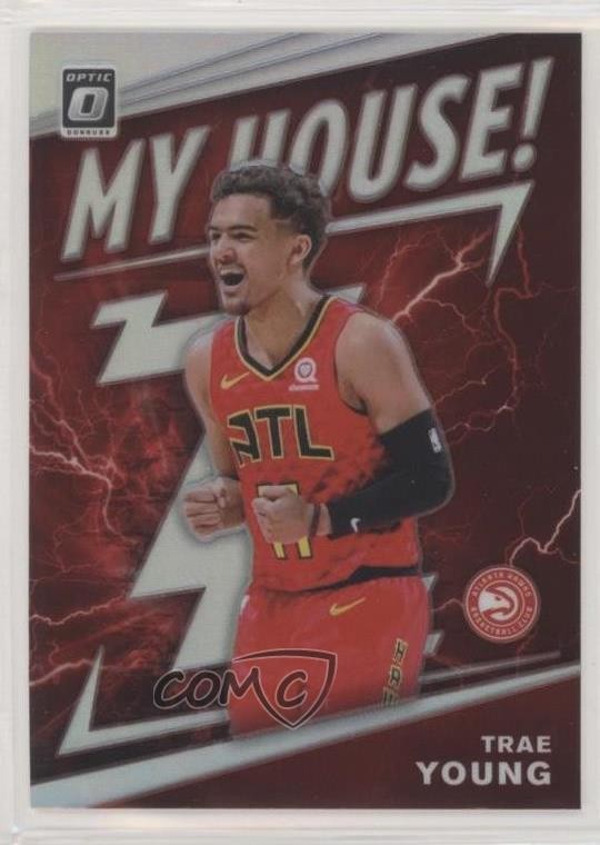 2019-20 Panini Donruss Optic My House Holo Prizm Trae Young #18 0o6v
