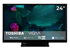 Toshiba Fernseher 24 Zoll Smart TV VIDAA HD ready HDR TV Triple-Tuner 24WV3F63DA