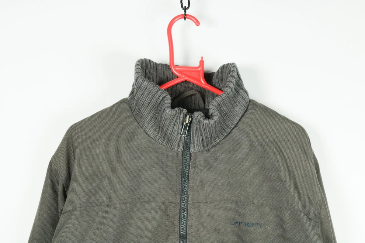 CARHARTT Cordura Bomber Jacket Large Work Workwear Coat Padded Nylon Kodiak