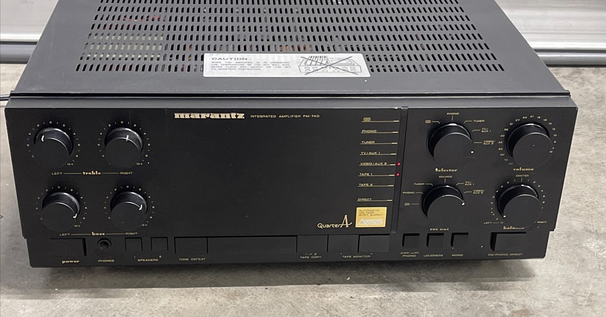 MARANTZ Integrated Amplifier (Transistor) PM-74D Black | eBay MARANTZ Integrated Amplifier (Transistor) PM-74D Black | eBay