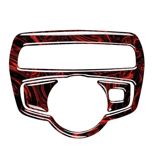 Fire Red Headlight Switch Cover Set For Mercedes-Benz GLC C Class 2015-2020 - Picture 2 of 9