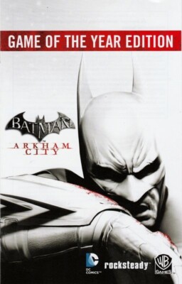 Batman: Arkham City - Spiel des Jahres - Region Free - Vollständiges PC Spiel - Steam Key