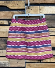 Jacquard Anthropologie Skirt  By Nomad, Morgan Carper Size Large