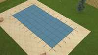 Gli 12'x24' Promesh Rectangle Mesh In-ground Swimming Pool Winter Safety Cover on sale Gli 12'x24' Promesh Rectangle Mesh In-ground Swimming Pool Winter Safety Cover on sale