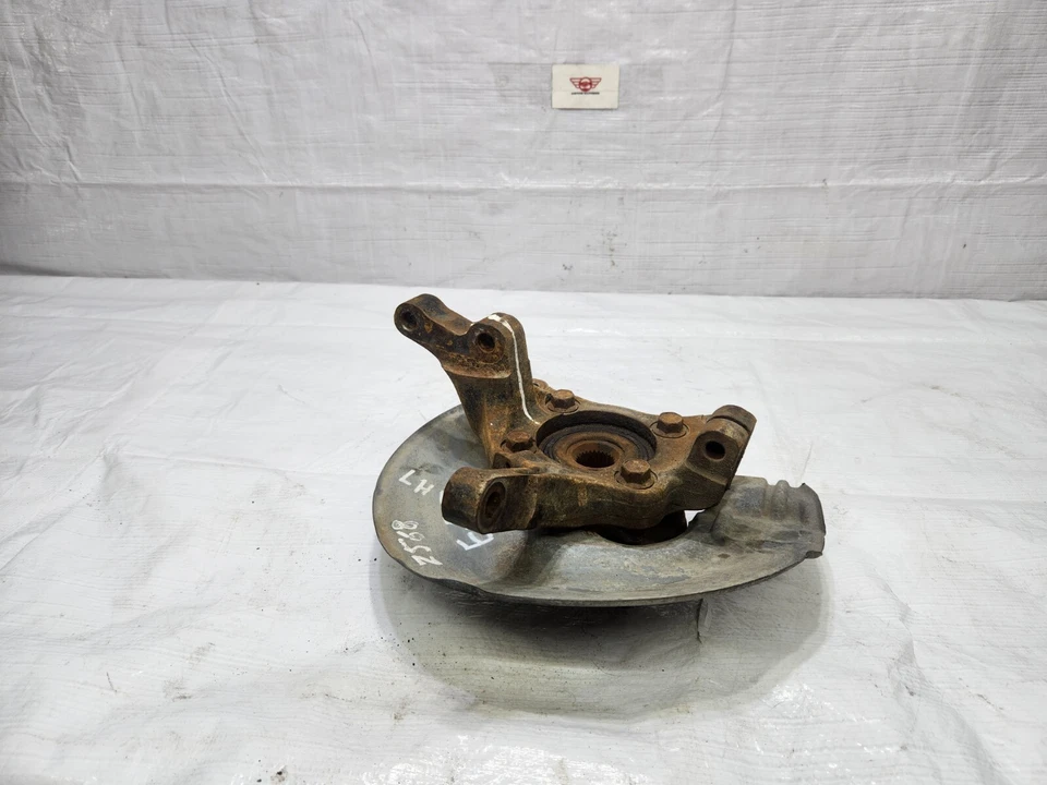 2013-2015 Mitsubishi Lancer Evolution Spindle Knuckle Hub Front Left LH Driver - Image 3 of 4