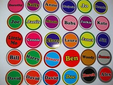 12 NEW LAWN BOWLS STICKERS 1"