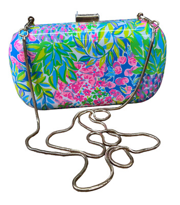Lilly Pulitzer Colorful Hardshell Clutch In Multi A Cherry On Top Handbag