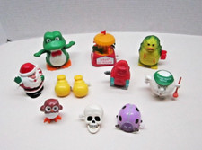 Vintage Lot of 10 Wind Up Plastic Toys