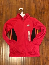 Girls Zip Front Adidas Jacket and Joggers Set size 6x
