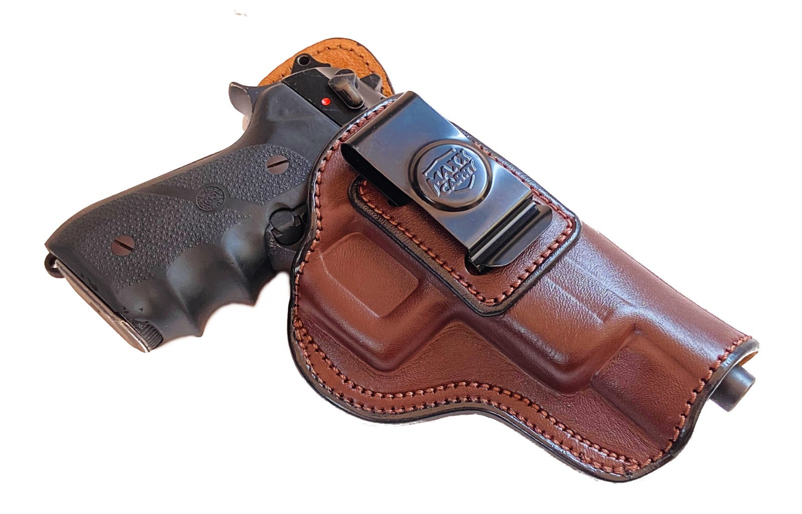 IWB 7 Leder Holster für Beretta 90 Two zum verdeckten Tagen Black