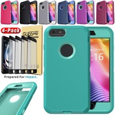 For iPhone 6/6s/6 Plus/ 6s Plus Rubber Case Protective Cover / Screen Protector
