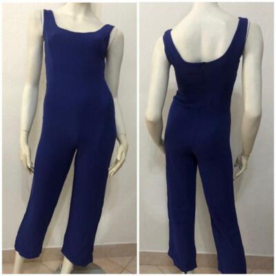 MARELLA full jumpsuit playsuit blue size IT 40