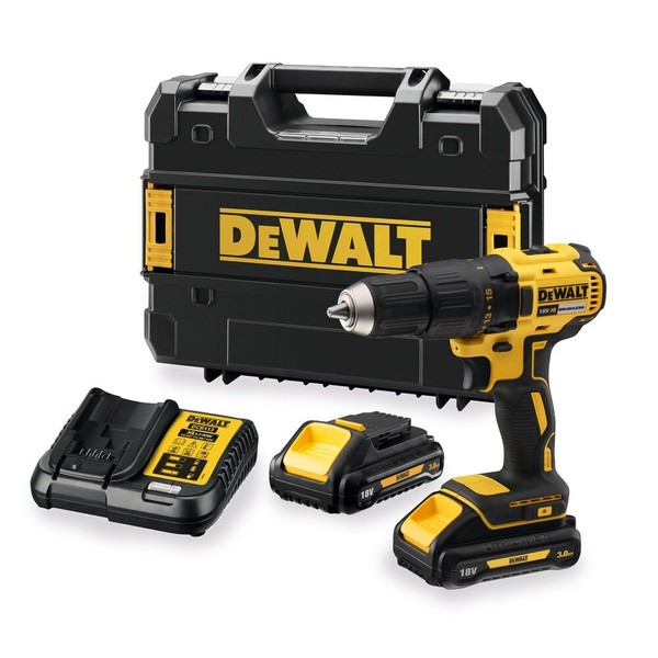 18V/2X3Ah Akku-Bohrschrauber + Koffer (Dewalt DCD777L2T-QW)-image