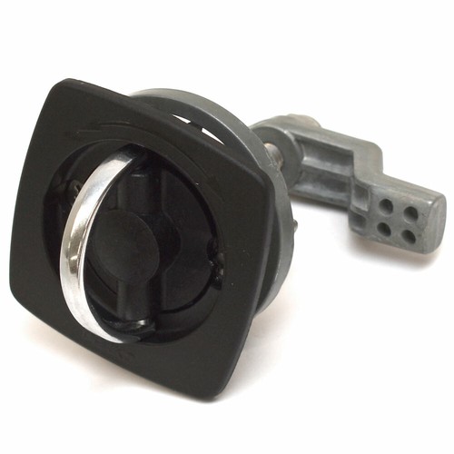 Perko Boat Non-Locking Latch 0932DP1BLK | Flush Mount 2 Inch Black - Picture 2 of 6