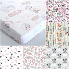 Fitted Sheet for chicco  next to me mattress Cover bedside crib Baby Animals