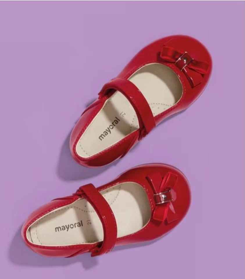 Mayoral scarpe eleganti da bambina ballerine per cerimonia bimba in vernice - Imagen 4 de 4