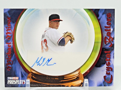 MICHAEL MIKE MINOR  2009 TRISTAR Prospects Plus Auto Red #106 BRAVES #'d 1/5