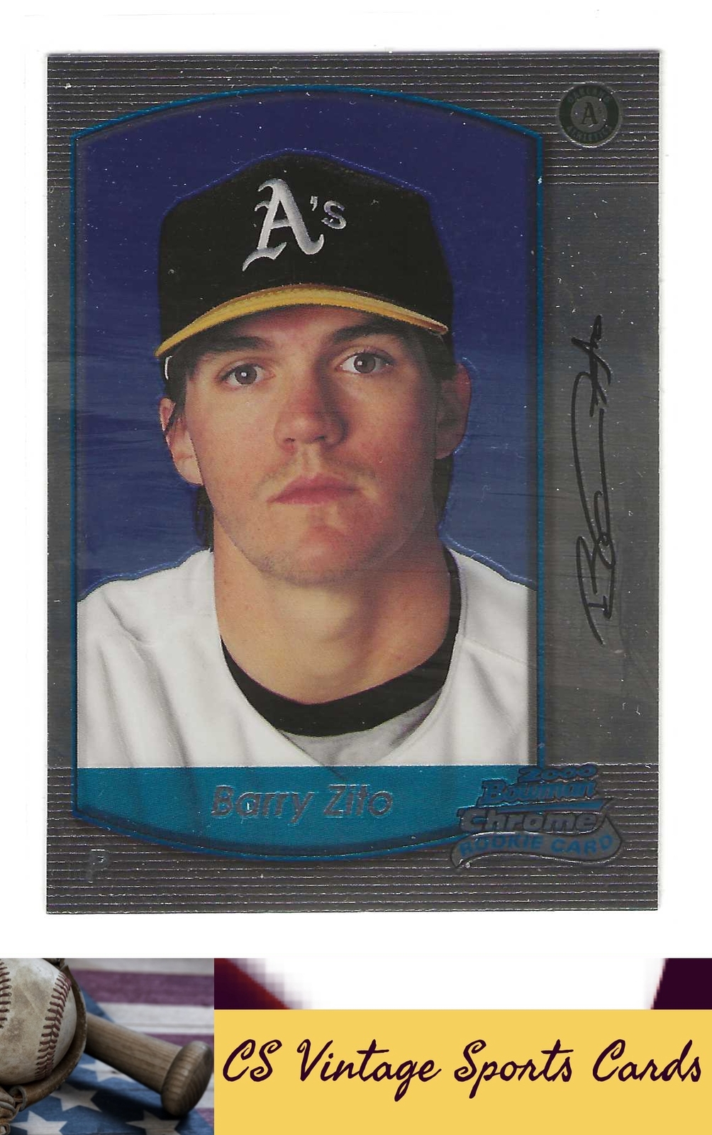 2000 Bowman Chrome #419 Barry Zito ROOKIE