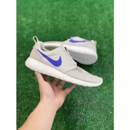 Nike Roshe One Desert Sand Blue Retro Sneakers 511881-043 Mens Size
