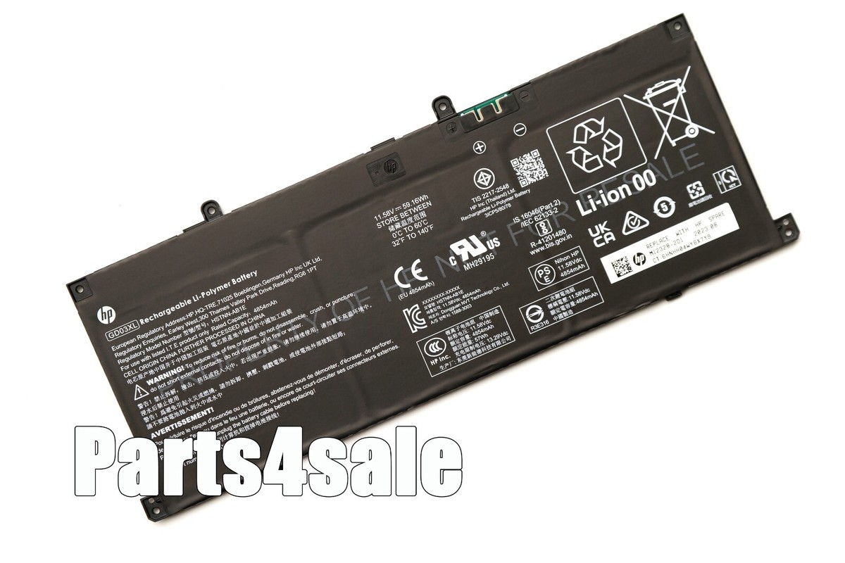 New Genuine GD03XL OEM Battery for HP Envy X360 2-in-1 14-FC 14-FA