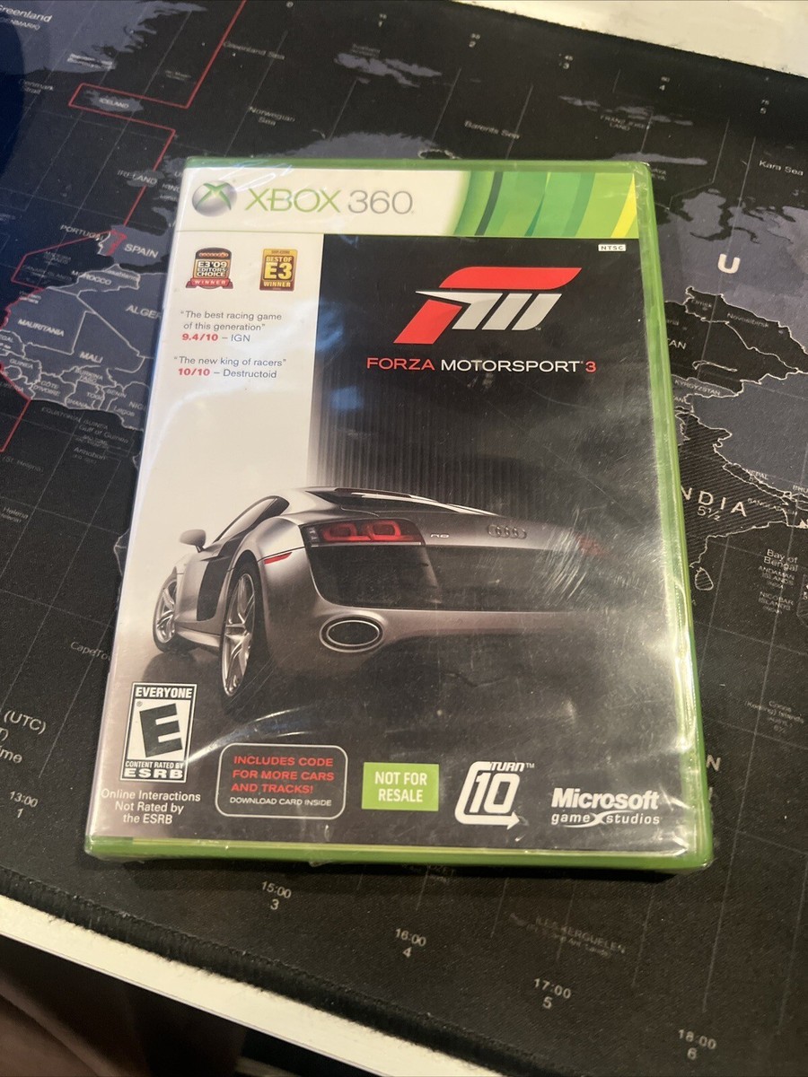 Forza Motorsport 3 (Microsoft Xbox 360, 2009) Brand New Sealed