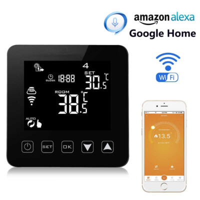 Smart Thermostat Wifi Alexa Central Heating Room Termostato