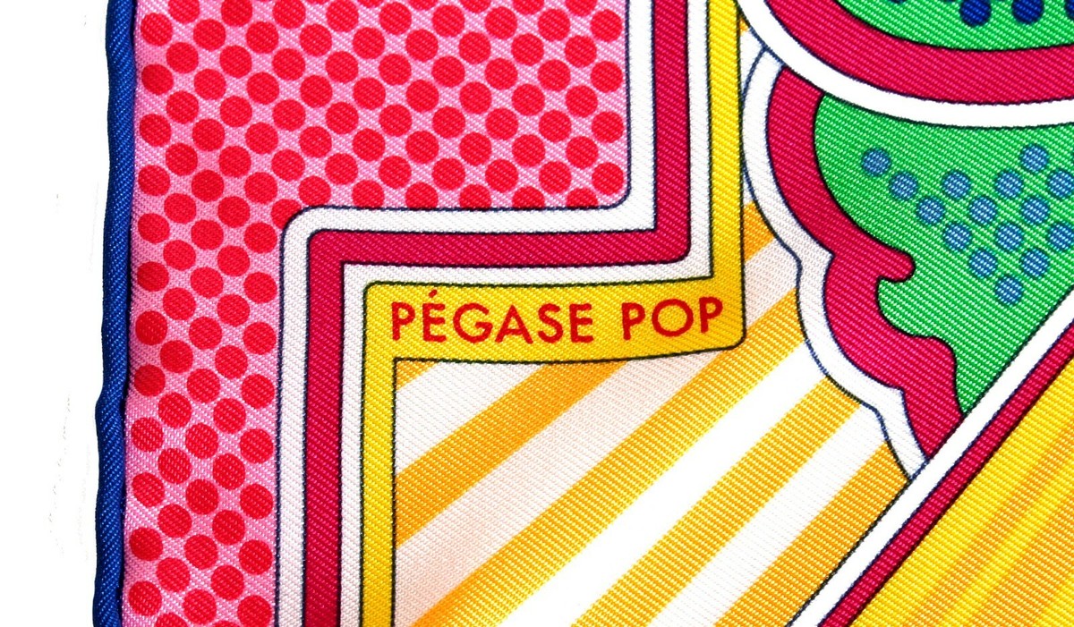 Hermes Scarf Pegase Pop 45 New in Box with Tags RARE! Great gift