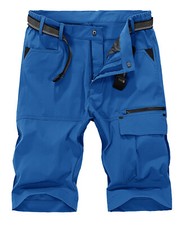 Men's Atheletic Hiking Shorts Quick Dry Elasticated Waist Cargo Casual Pants