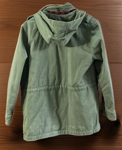 BOYS Vintage Polo Ralph Lauren Army Utility Outdoor Hooded Field Jacket L 14-16 - Picture 4 of 20