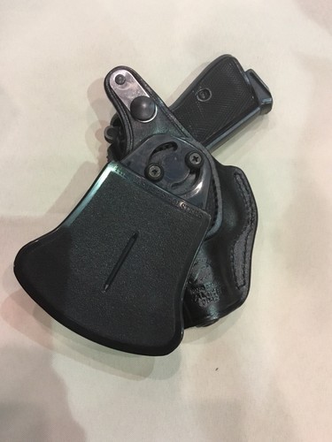Premium Leder PADDLE Holster für Walther PPK, PPK/S (#3075 SCHWARZ) - Bild 5 von 8