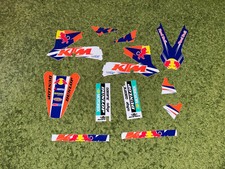 KIT GRAFICHE KTM SX 50 ANNO DA 2002 A 2008  ADESIVI BULL CROSS DECORAZIONE