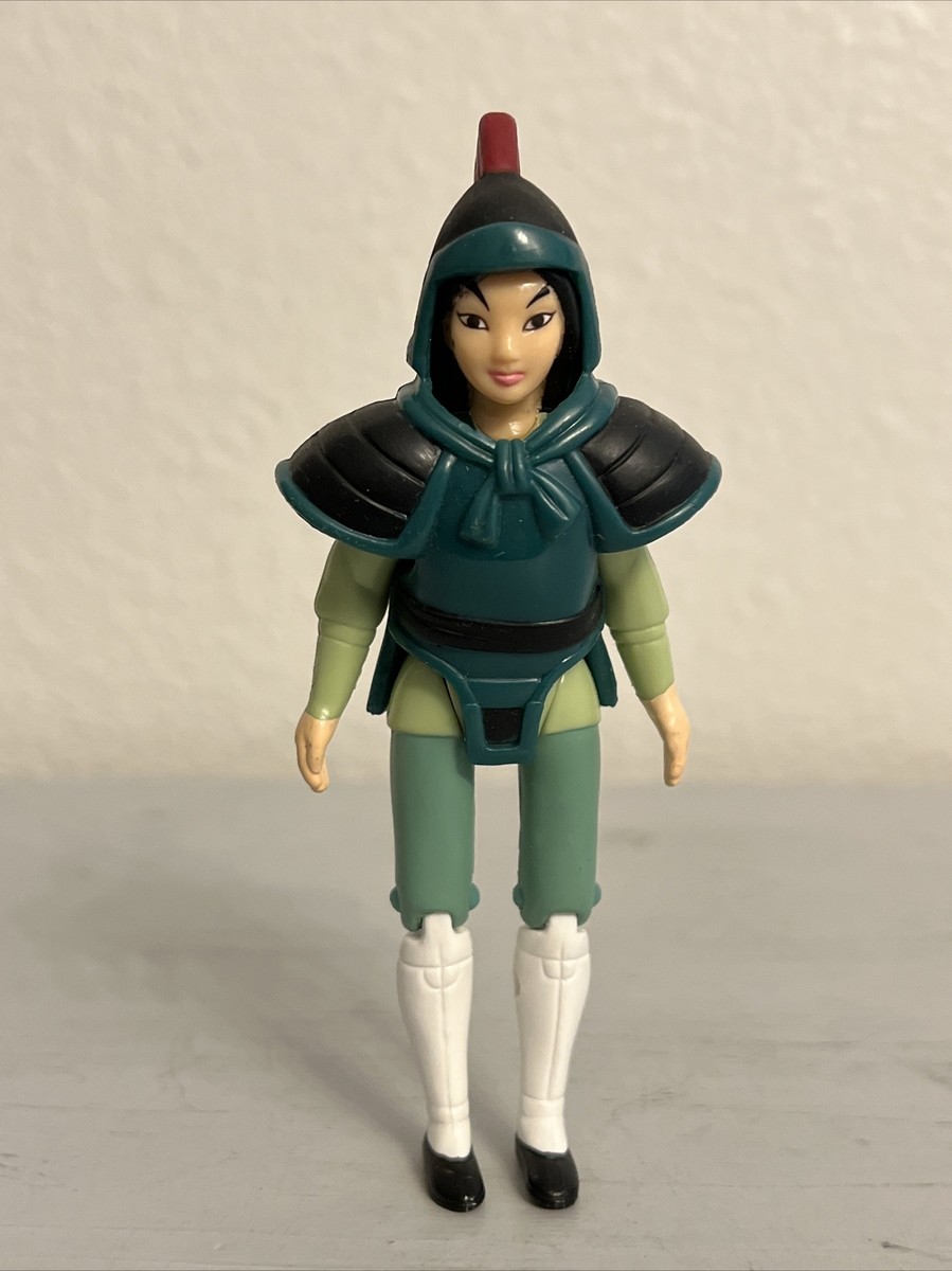 DISNEY MULAN 4.5” ACTION FIGURE INTERCHANGEABLE ARMOUR MCDONALDS