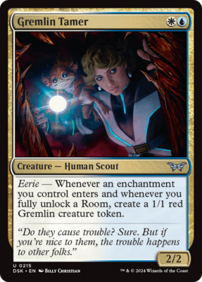 x1 Gremlin Tamer DSK Duskmourn MTG 215 UNCOMMON M/NM 1x