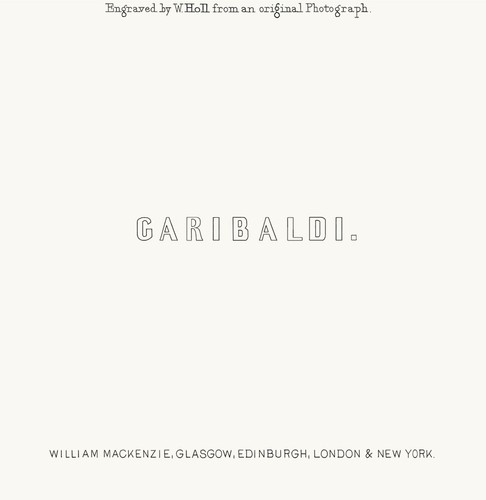 Creator of the Kingdom o Italy GENERAL GIUSEPPE GARIBALDI 1835 engraving Holl sc - Picture 4 of 4