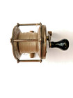 Antique Pennell Very Early silver or nickel over brass saltwater fishing reel — photo 5