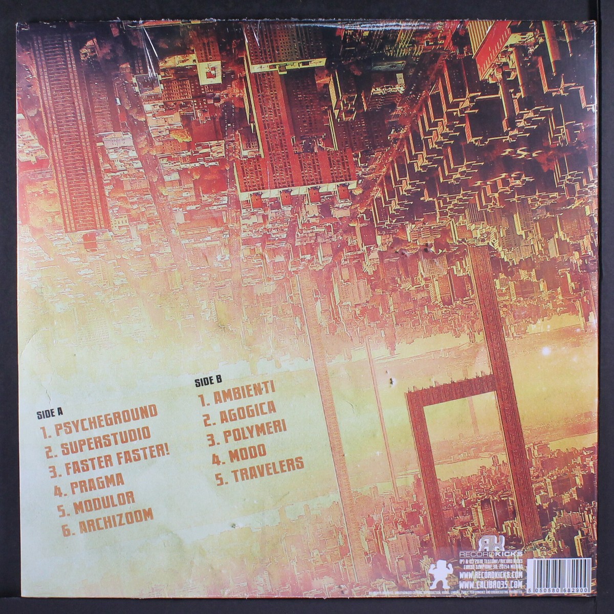 英LP Calibro 35 Decade (Crystal Yellow Vinyl) RKX068T Record Kicks EU /00048 CALIBRO 35: decade RECORD KICKS 12
