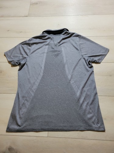 Nike Golf Modern Fit Dri Fit Mens Large gray Short Sleeve Performance Polo 2697 - Picture 6 of 7