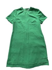 Alice + Olivia Catalina green dress Quiet Luxury Size M Comfort Style Quality