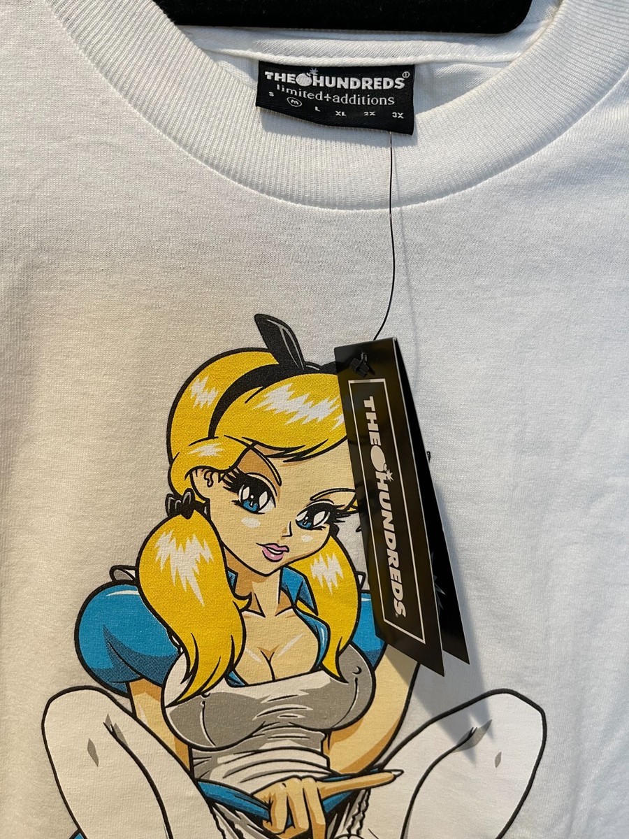 HOOK-UPS アニメキャラクター Tシャツ USA製 hook-ups ジェルミクライン Tシャツ ハワイ アニメ L