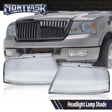 Headlight Replacement Lens Fit For 04-2008 Ford F150/Lincoln Mark LT Left+Right