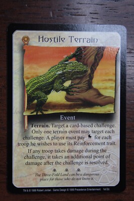 The Wheel of Time CCG-''Hostile Terrain''