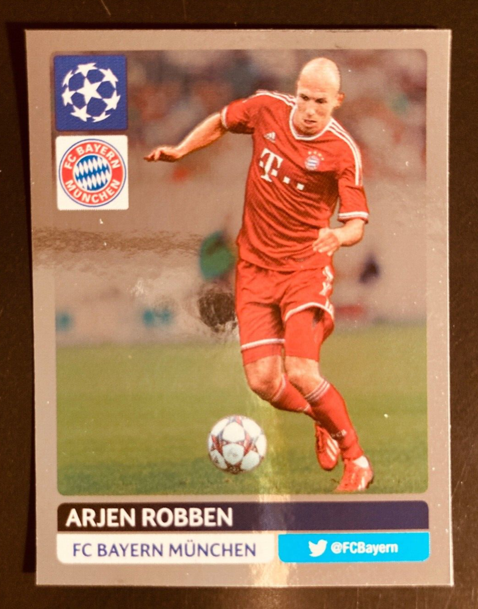  FC Bayern München Robben 13/14 2013-14 Panini Champions League # 303 Arjen Robben Bayern Munich