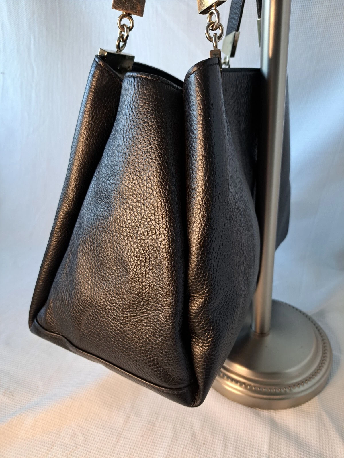 Borsa borsa Versace Collection in pelle nera