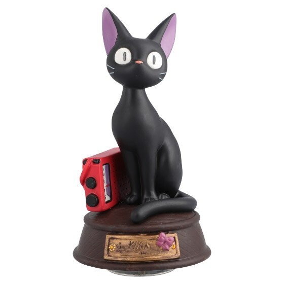 Studio Ghibli Kiki's Delivery Service Music Box Jiji Cat Theme